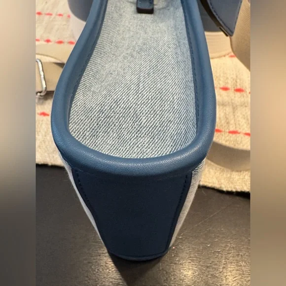 Michael Kors Blue Denim Mini Tote Bag - Picture 8 of 10